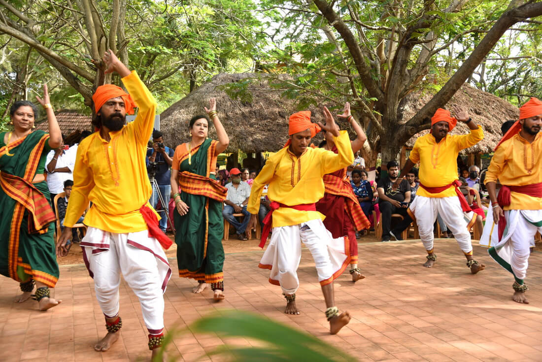 Tamil Nadu Parai Attam drum dance performance